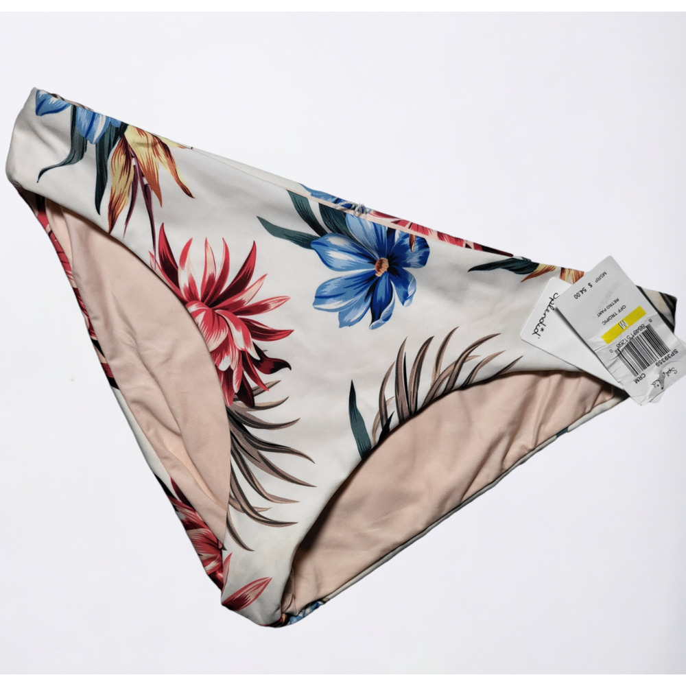NWT SPLENDID Off‎ Tropic Retro Bikini Bottom Made in USA Size M